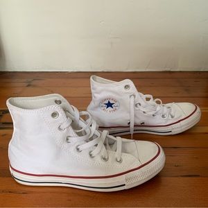 White High Top Converse